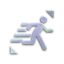 40 Yard Dash Icon