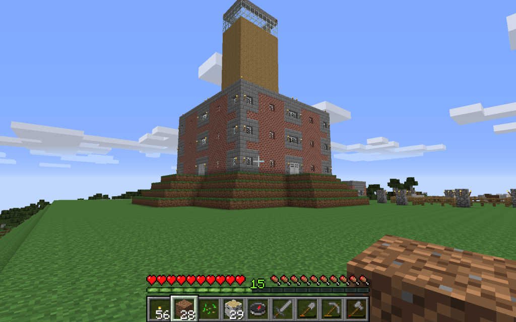 Minecraft Brick and Stone House