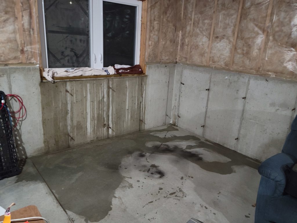 Water coming into window