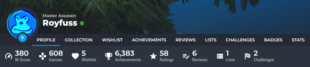 Infinite Backlog Royfuss Profile