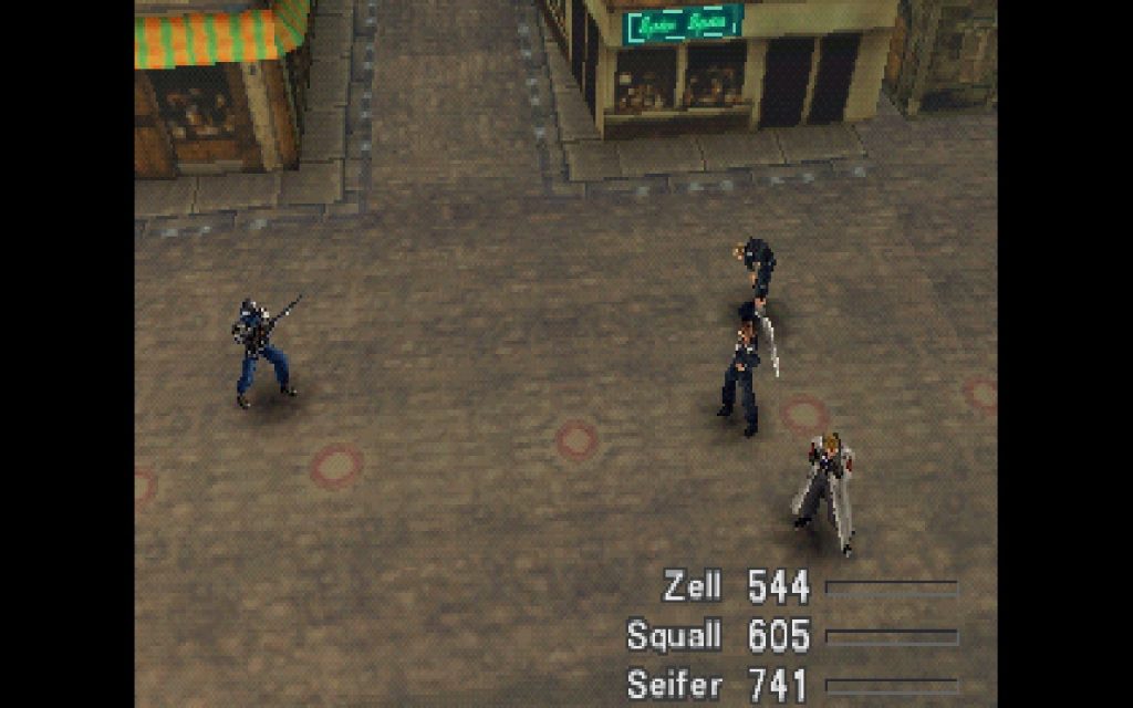 Final Fantasy VIII combat screenshot